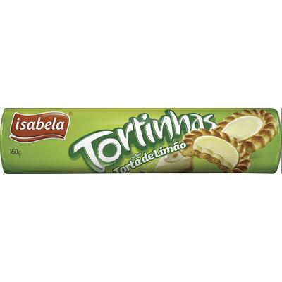 Biscoito Tortinhas Isabela Limão 160g