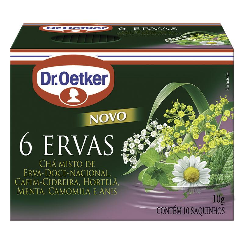 Chá Dr. Oetker 6 Ervas 10g