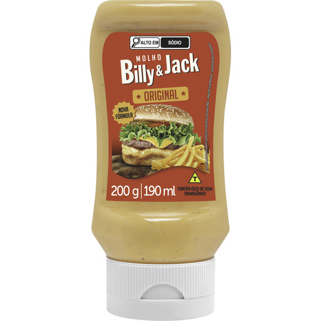 Molho Billy & Jack Kisabor Original 200g