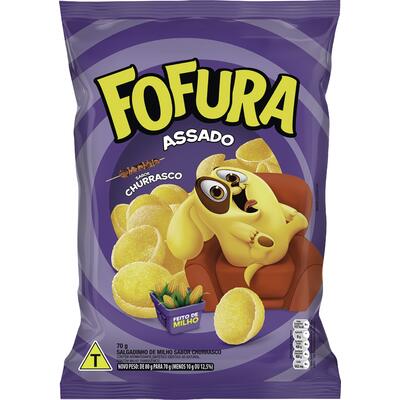 Salgadinho Lucky Fofura Churrasco 70g