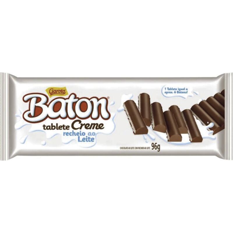 Chocolate Baton Garoto Creme 96g