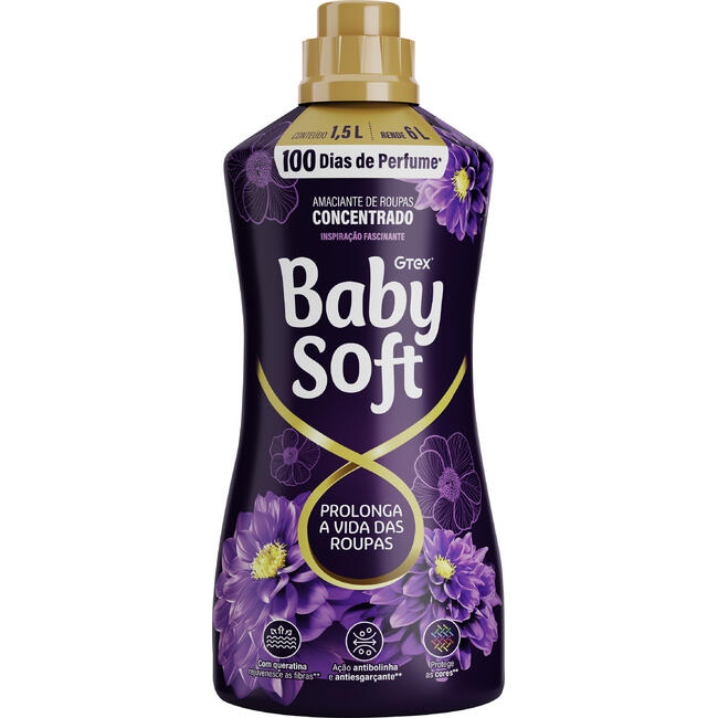 Amaciante Roupas Concentrado Baby Soft Inspiração Fasc 1,5L