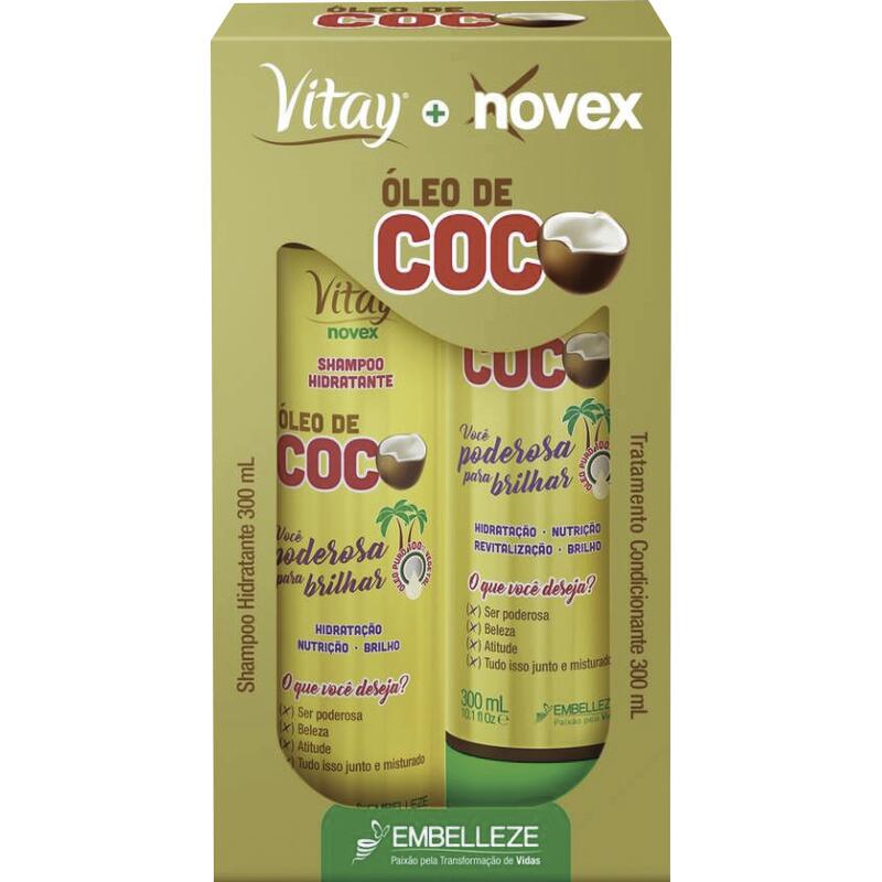 Kit Revitay Novex Shampoo + Cond Óleo de Coco