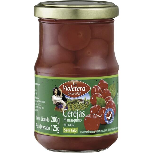 Cereja em Calda La Violetera 125g