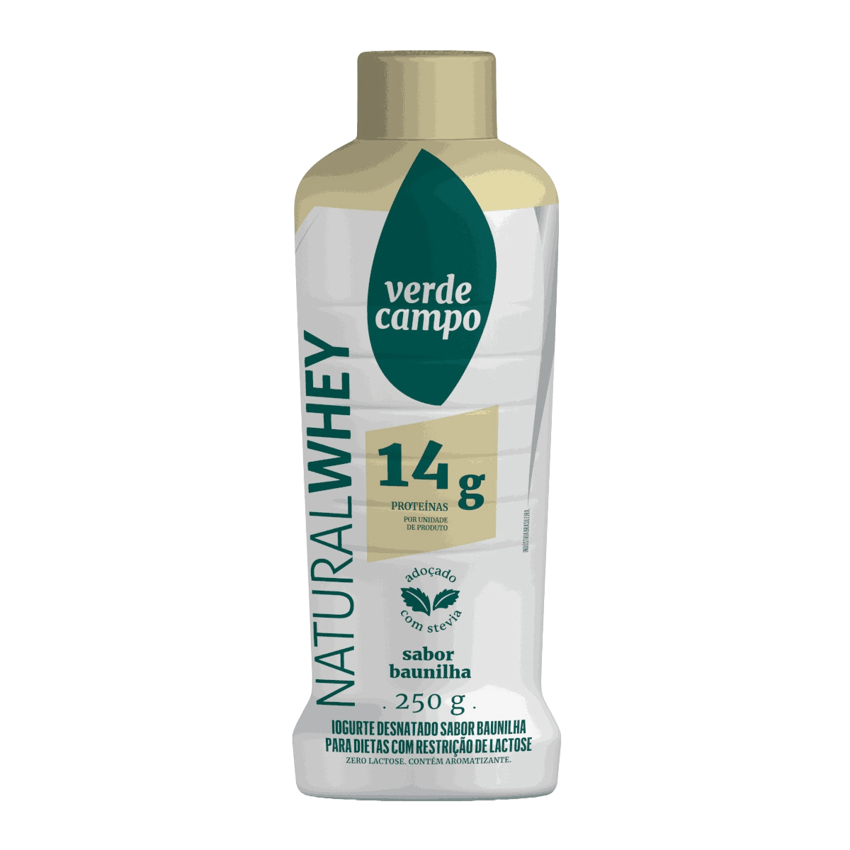Iogurte VERDE CAMPO Natural Whey 14 Baunilha Sem Lactose 250g