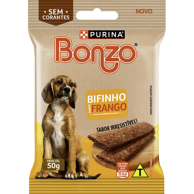 Bifinho para Cães Bonzo Frango 50g