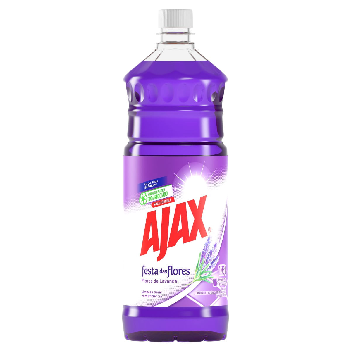 Limpador AJAX Festa das Flores Flores de Lavanda 1.75L