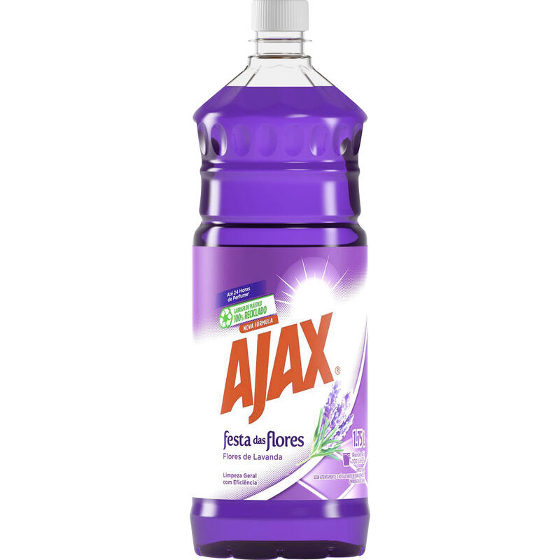 Limpador AJAX Festa das Flores Flores de Lavanda 1.75L