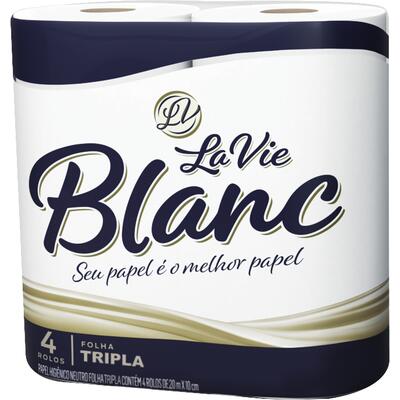 Papel Higiênico Le Blanc Folha Tripla 20m 4 rolos