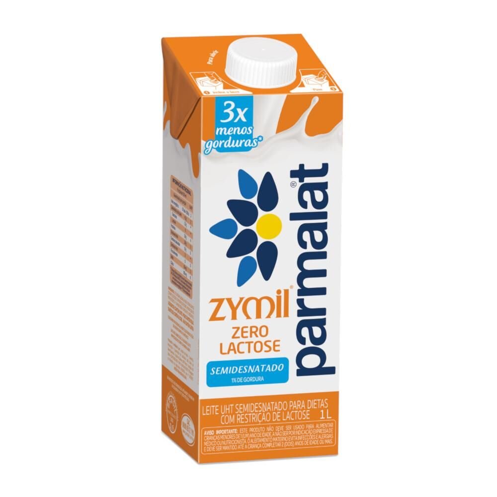 Leite PARMALAT Zymil Semi Desnatado Zero Lactose 1l