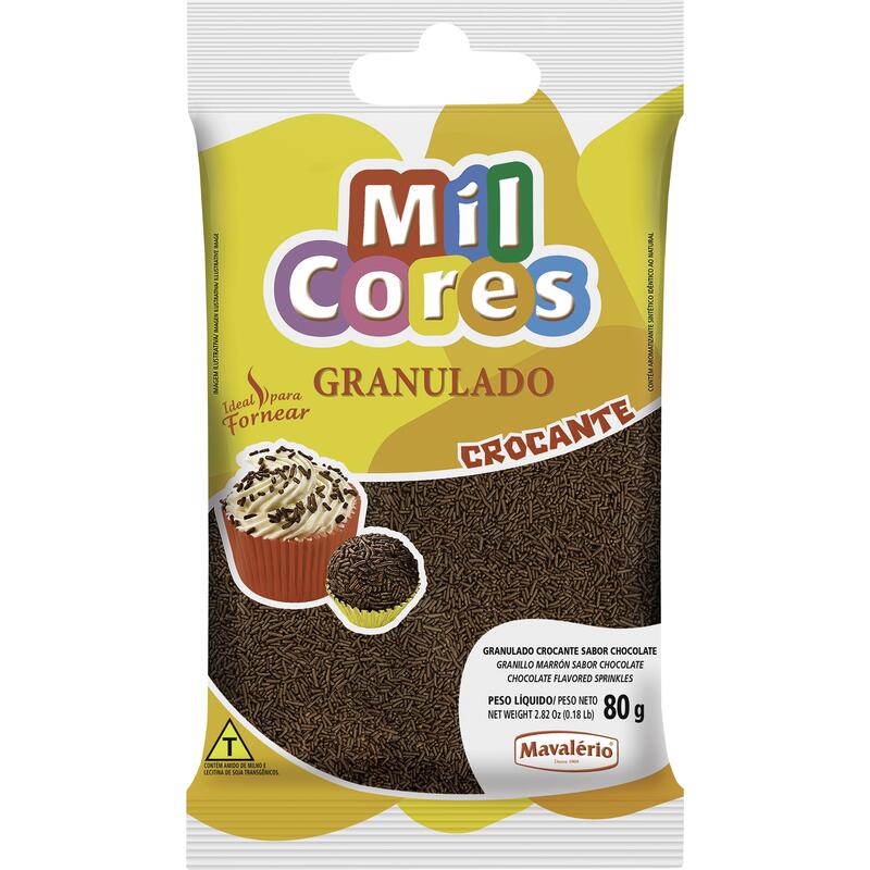 Chocolate Granulado Mavalério 80g