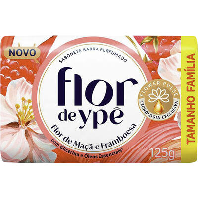 Sabonete Flor de Ypê Flor de Maçã e Framboesa 125g