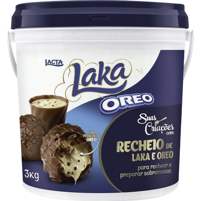 Recheio Lacta Laka Oreo 3kg