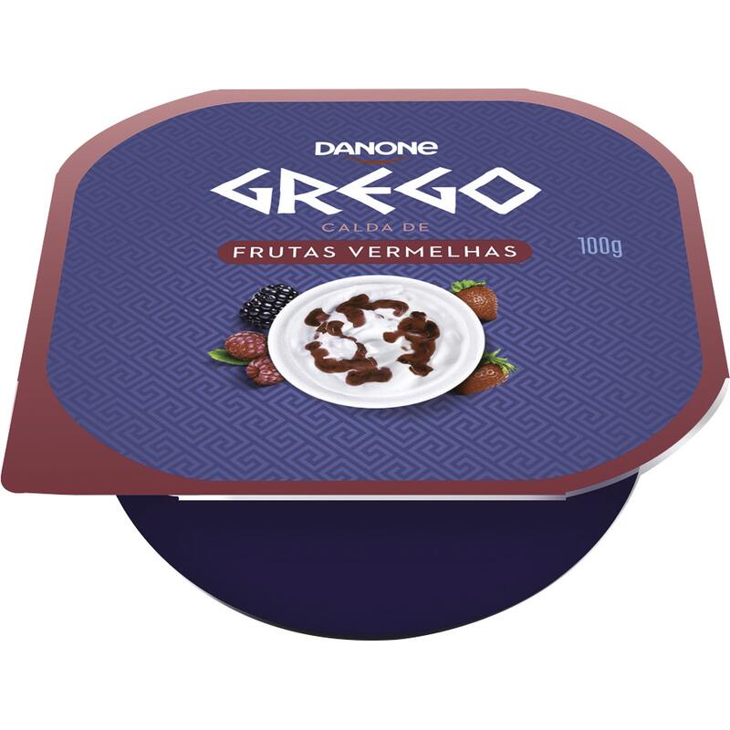 Iogurte Grego Danone Frutas Vermelhas 100g