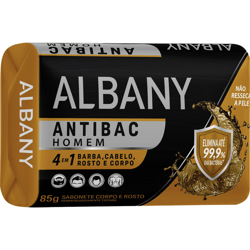 Sabonete Albany Homem 4 em 1 85g