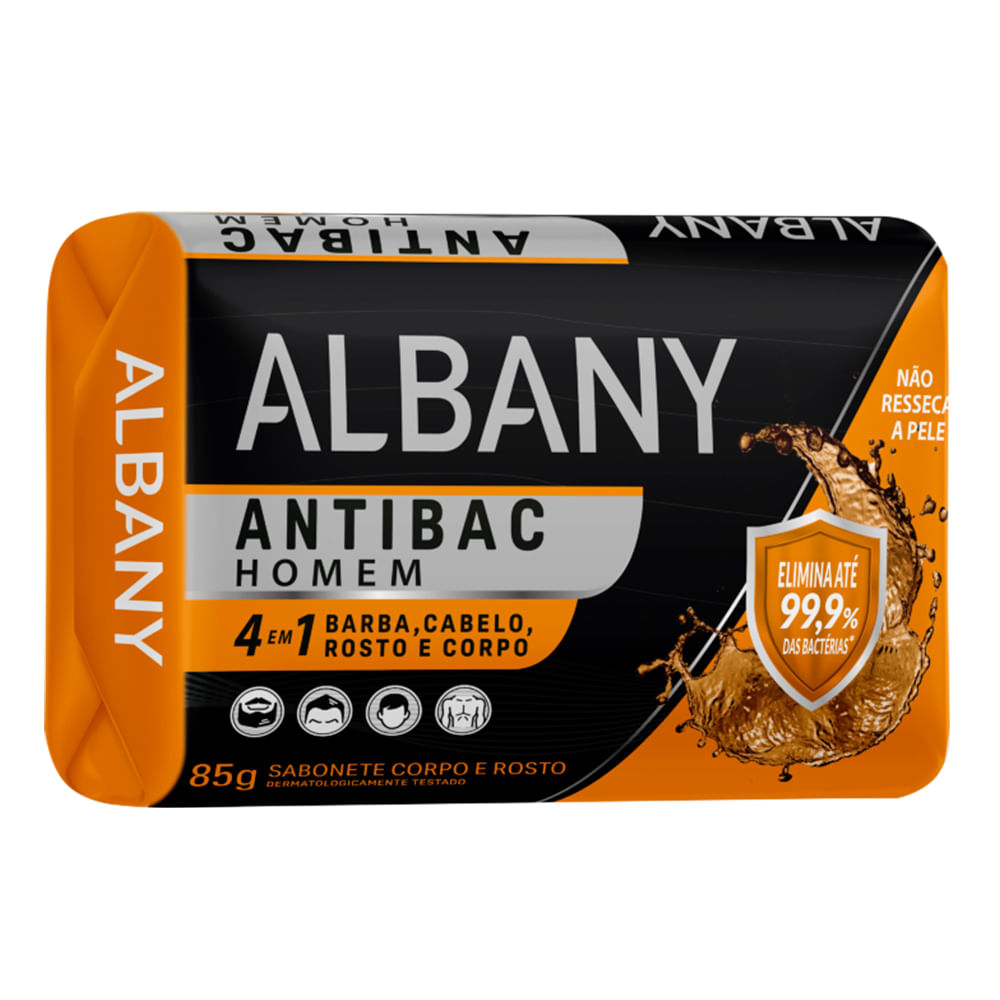 Sabonete Albany Homem 4 em 1 85g