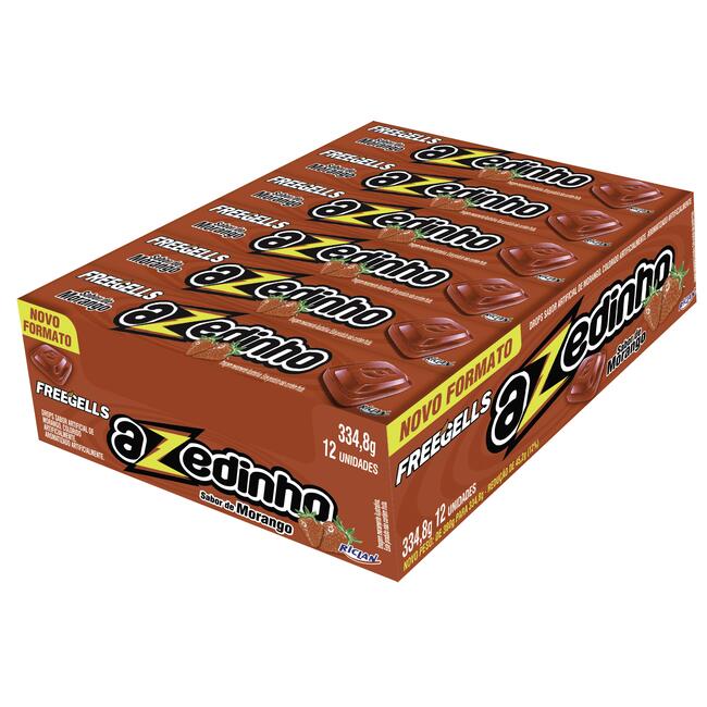 Drops Freegells Azedinho Morango 12 un