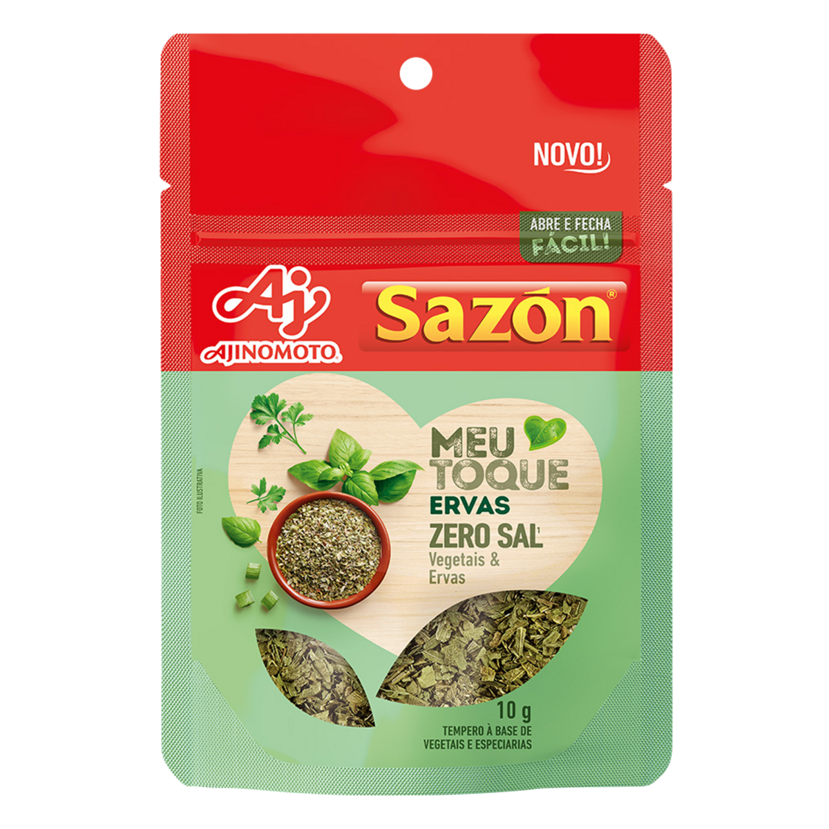 Tempero Ervas Sazón Meu Toque Pouch 10g