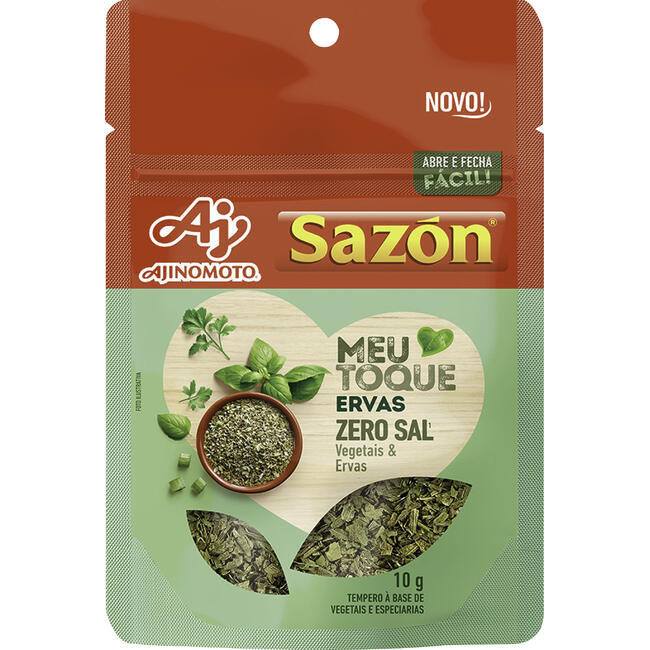 Tempero Ervas Sazón Meu Toque Pouch 10g