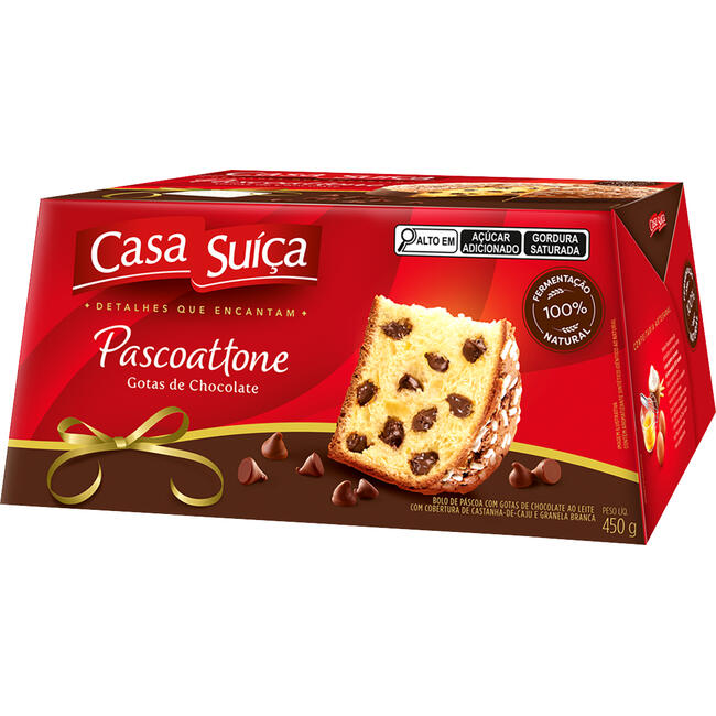 Pascoattone Casa Suíça Gotas de Chocolate 450g