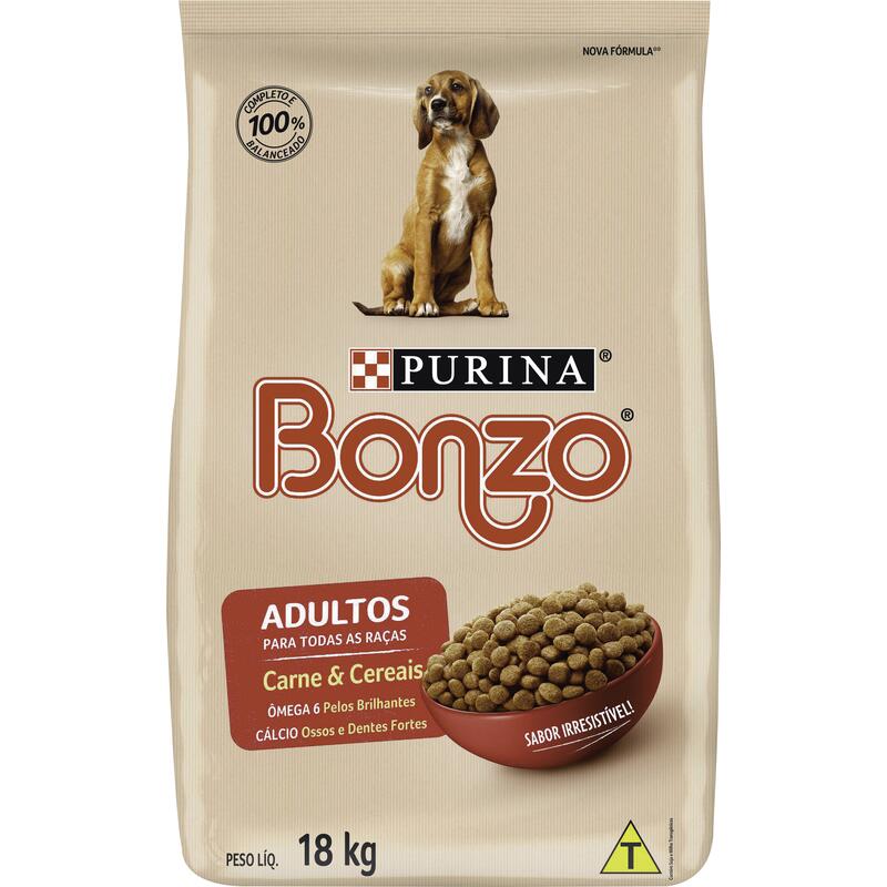 Alimento para Cães Bonzo Carne & Cereais 18kg