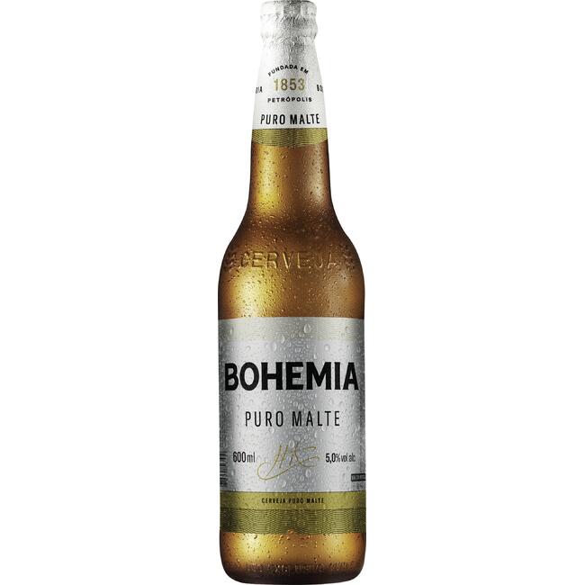 Cerveja Bohemia Puro Malte 600ml
