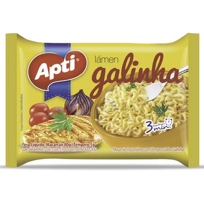 Macarrão Instantâneo Apti Galinha 85g