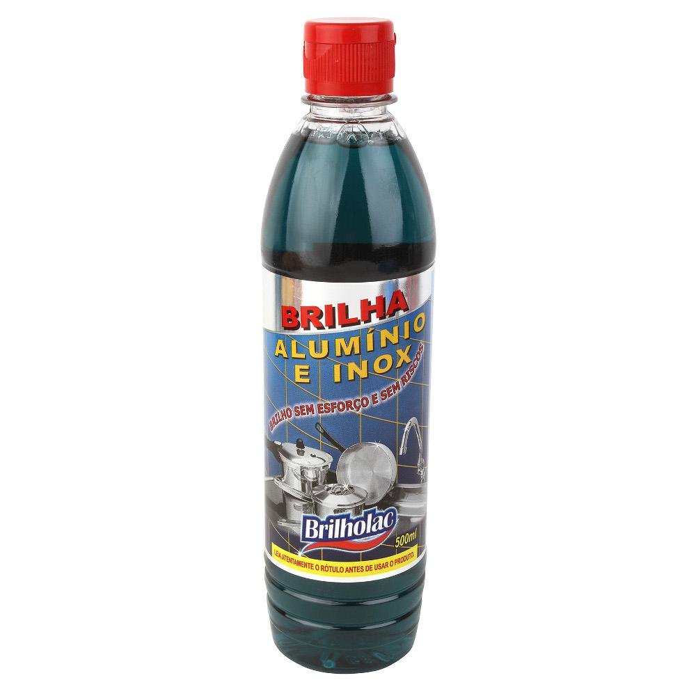 Lustrador para Alumínio e Inox BRILHOLAC 500ml
