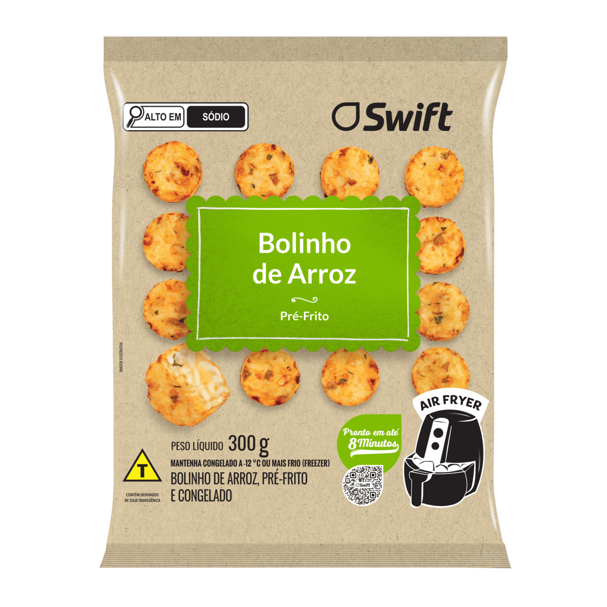 Bolinho de Arroz Crocante Swift 300G