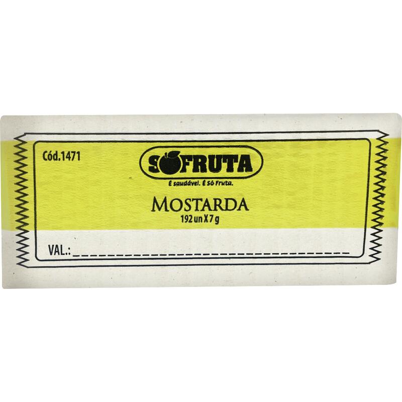 Molho de Mostarda Sófruta Minissachê 192x7g