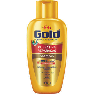 Shampoo Niely Gold Queratina Reparação 300ml