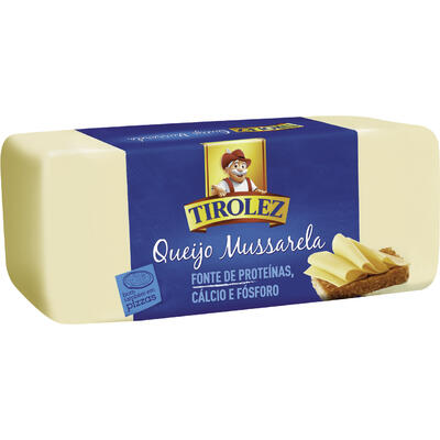 Queijo Mussarela Tirolez F4 Preço por quilo na peça