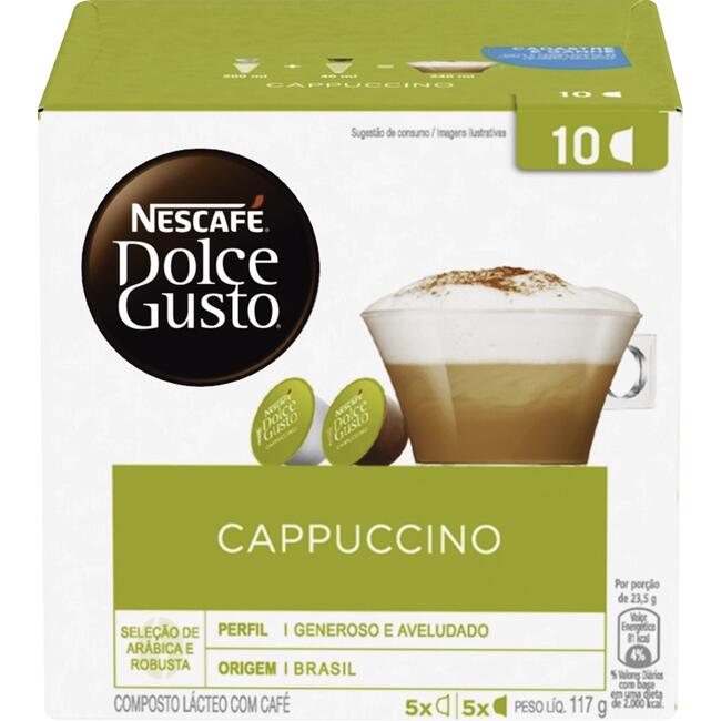 Café em Cápsulas Nescafé Dolce Gusto Cappuccino 117g