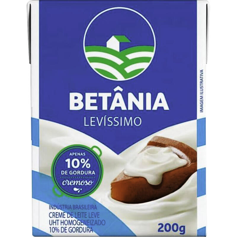 Creme de Leite Betânia Levíssimo 200g