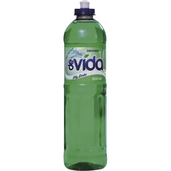 Detergente Líquido Vida 500ml - Limão