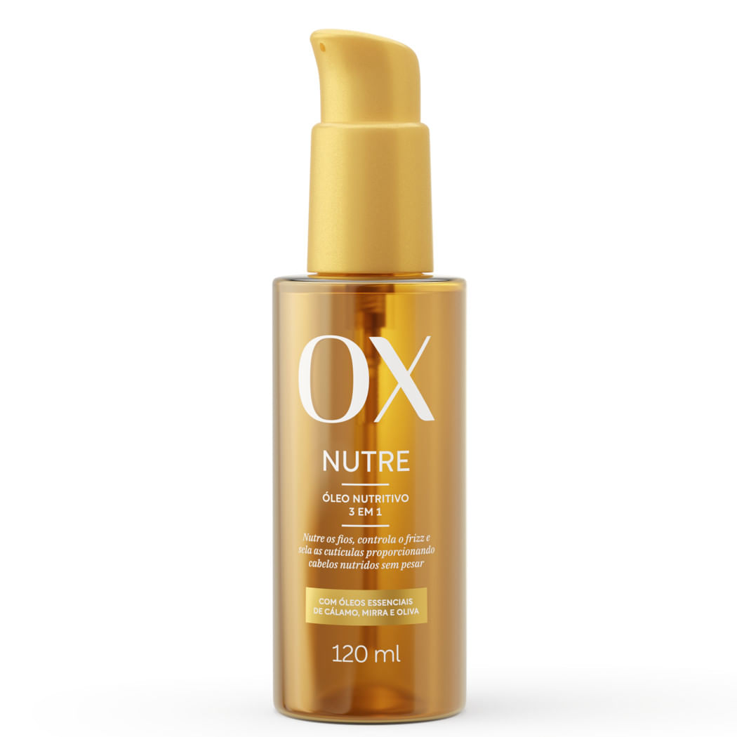 Óleo OX Nutre Frasco 120ml Pump
