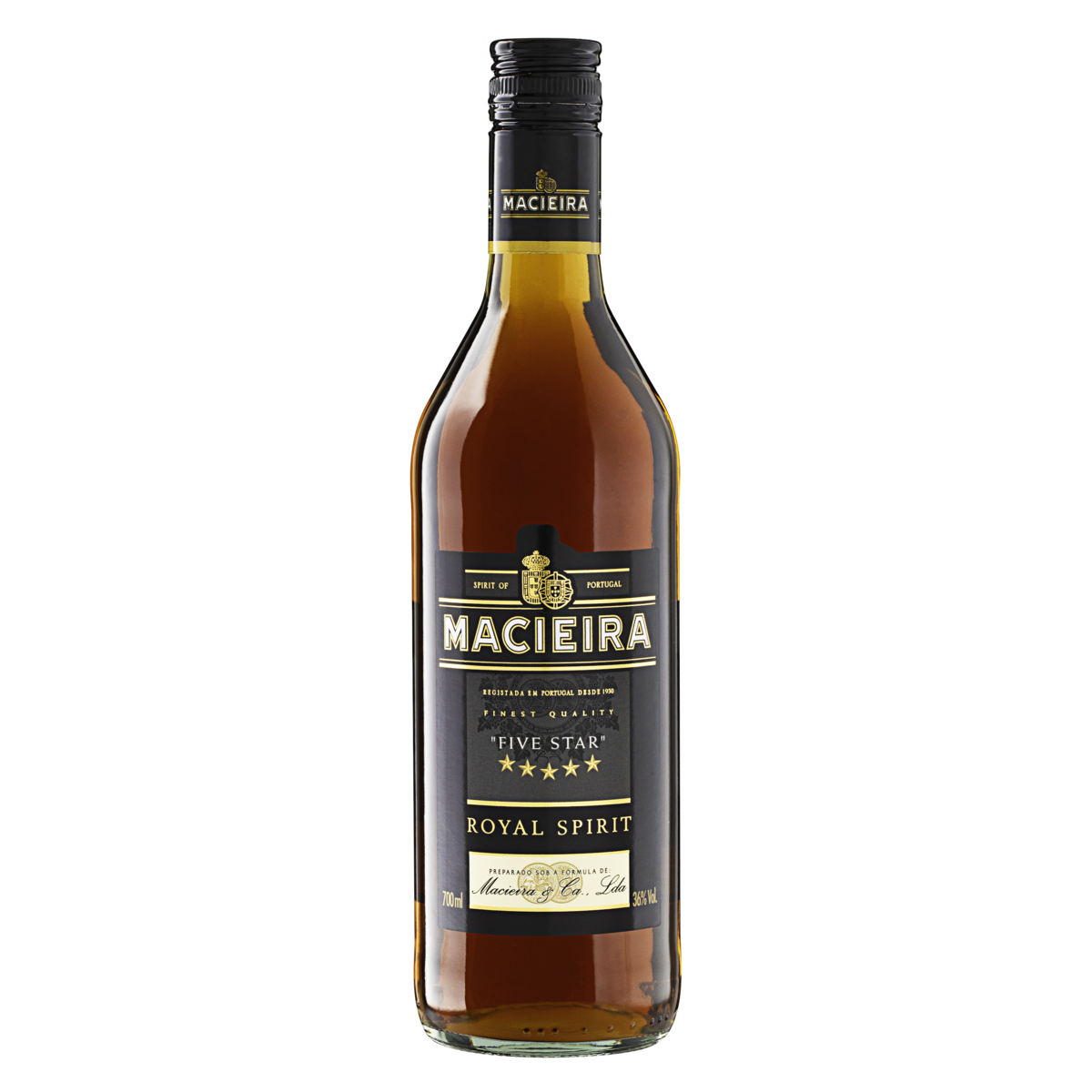 Conhaque MACIERA Brandy 5 royal garrafa 700ml