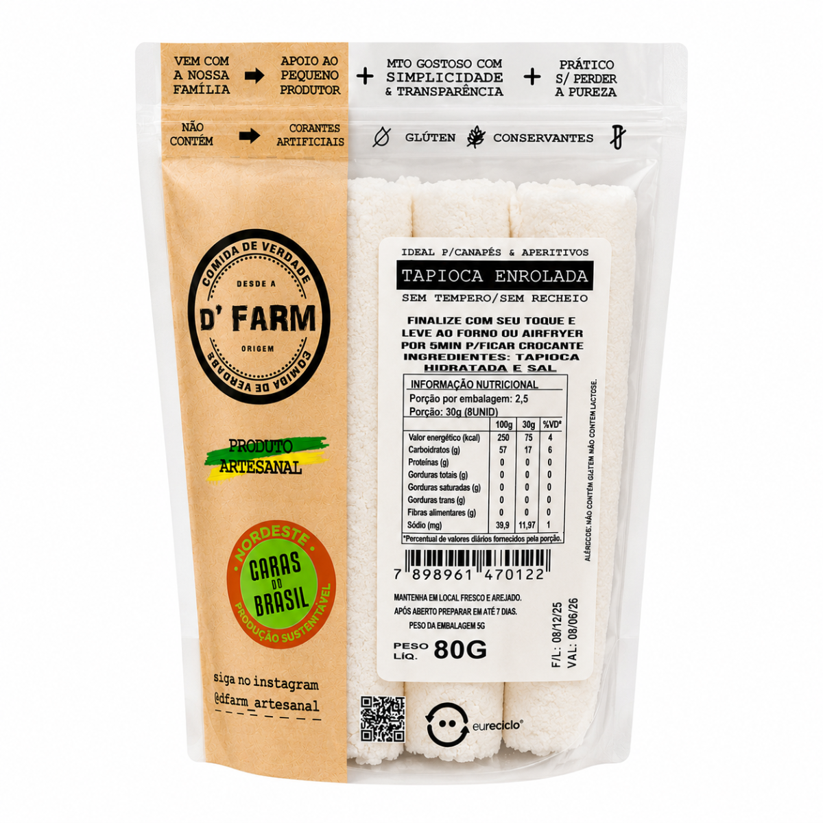 Tapioca Barquinha 80g