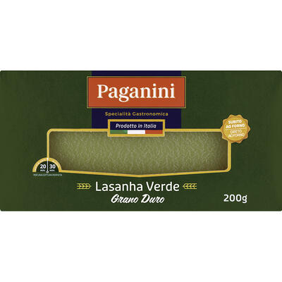Lasanha Paganini Verde 200g