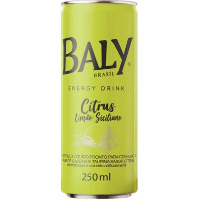 Energético Baly Limão Siciliano 250ml