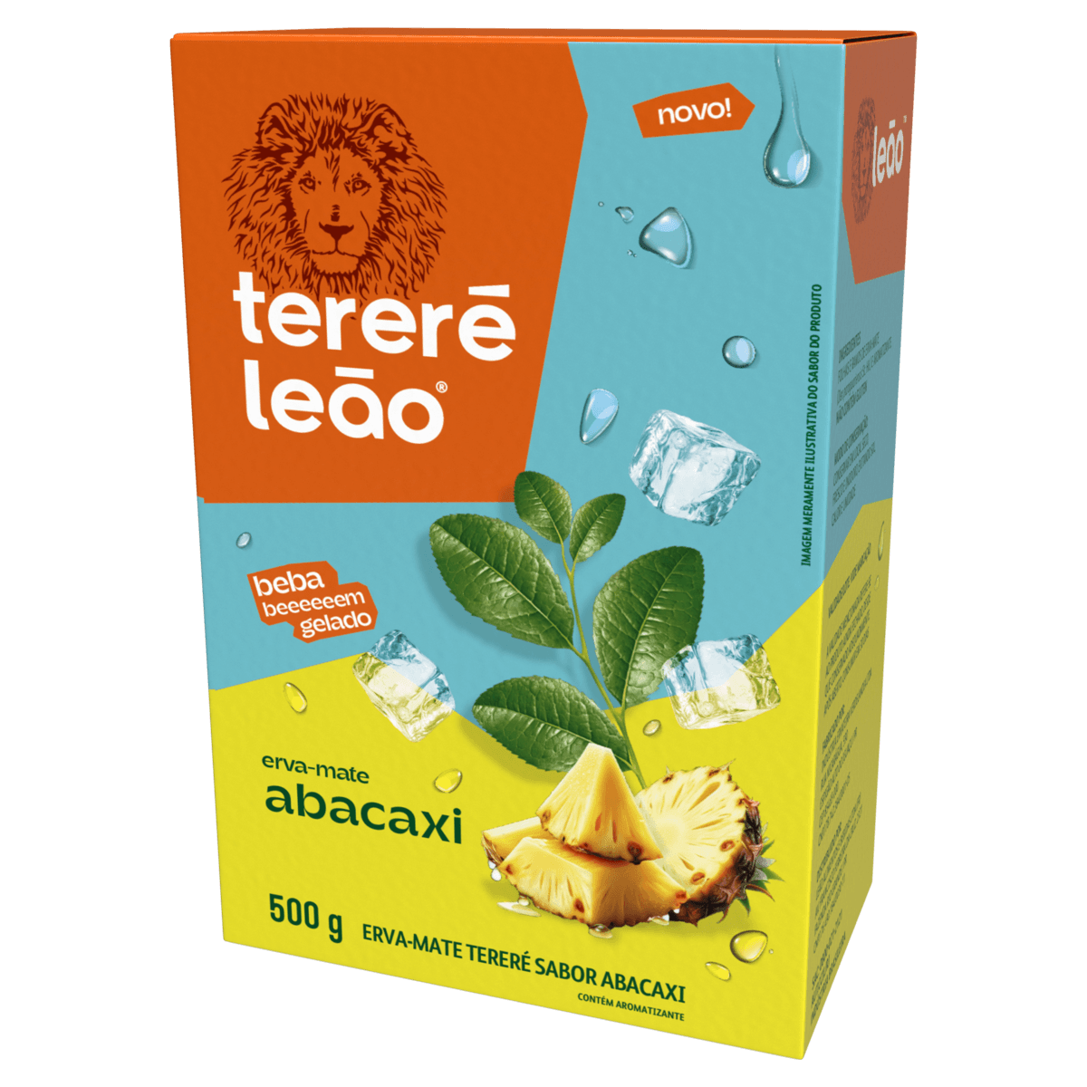 Erva-Mate Tereré Abacaxi Leão Caixa 500g