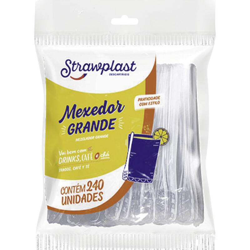 Mexedor de Drink Strawplast Grande 240 un