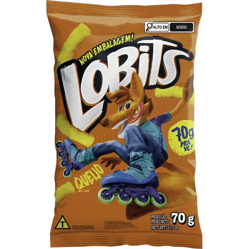 Salgadinho Lobits Queijo 70g