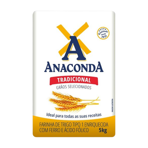 Farinha de Trigo Anaconda 5kg