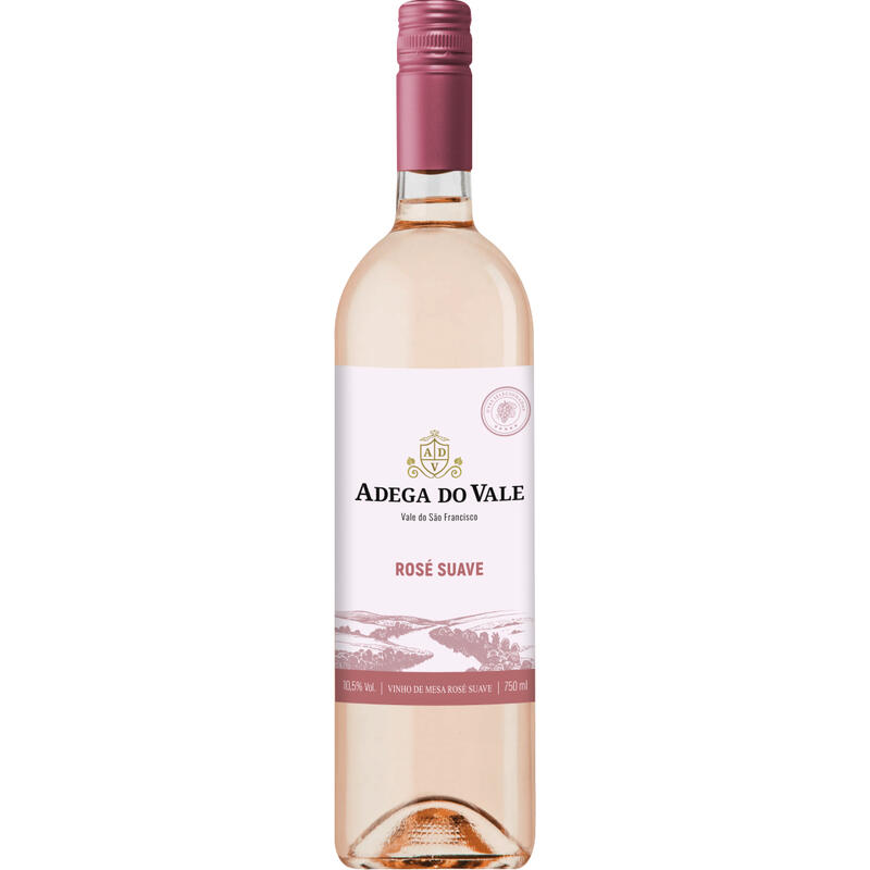 Vinho Adega do Vale Rosé Suave 750ml