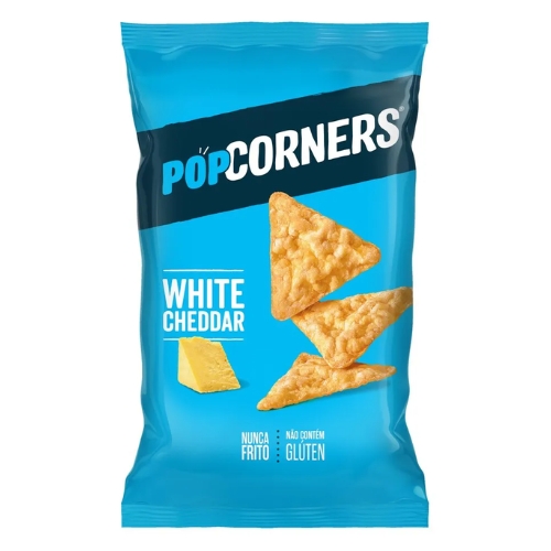 Salgadinho POPCORNERS Kettle Corn White Cheddar Sem Glúten 57g
