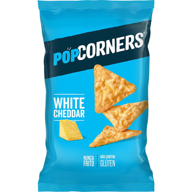 Salgadinho POPCORNERS Kettle Corn White Cheddar Sem Glúten 57g