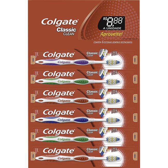 Escova Dental Colgate 6 un