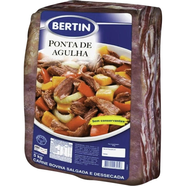 Charque Bertin Ponta de Agulha 5kg
