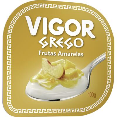 Iogurte Vigor Grego Frutas Amarelas un 100g